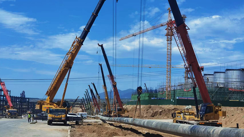 山西分解生物財產生態園自然氣管道接駁工程